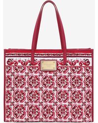 Dolce & Gabbana - Majolica Large Shopping Bag - Lyst