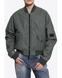 Dolce & Gabbana - Oversized Zip-Up Bomber Jacket - Lyst