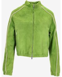 LA ROSE - Suede Cropped Jacket - Lyst