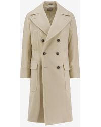 Brunello Cucinelli - Double-Breasted Cashmere Coat - Lyst