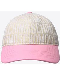 Moschino - All-Over Logo Baseball Cap - Lyst