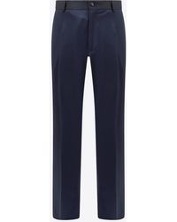 Dolce & Gabbana - Stretch Wool Tuxedo Straight Pants - Lyst