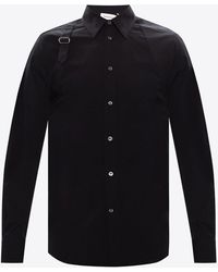 Alexander McQueen - Harness Long-Sleeved Shirt - Lyst