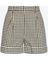 Moschino - Gingham Check Tailored Shorts - Lyst