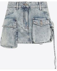 The Attico - Fay Mini Cargo Skirt - Lyst
