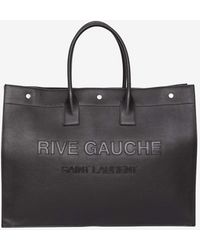 Saint Laurent - Large Rive Gauche Tote Bag - Lyst