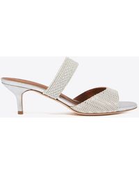 Malone Souliers - Milena 45 Woven Heeled Sandals - Lyst