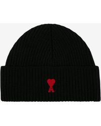 Ami Paris - Ami De Coeur Beanie - Lyst