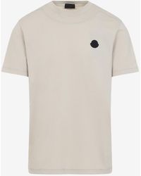Moncler - Logo-Patch Short-Sleeved T-Shirt - Lyst
