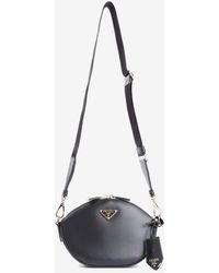 Prada - Mini Leather Shoulder Bag - Lyst