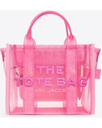 Marc Jacobs - The Small Sheer-Mesh Logo Tote Bag - Lyst