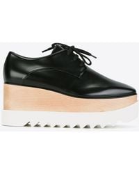 Stella McCartney - Elyse 80 Lace-Up Platform Shoes - Lyst