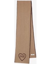 Chloé - Encoeur Wool Scarf - Lyst