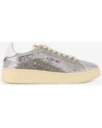 Autry - Dallas Sequined Low-Top Sneakers - Lyst