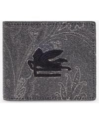 Etro - Paisley Jacquard Pegaso Wallet - Lyst