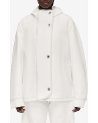 Ferragamo - Women Hooded Cotton Blouson - Lyst