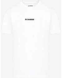 Jil Sander - Logo-Printed Crewneck T-Shirt - Lyst
