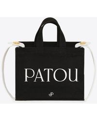Patou - Small Logo Print Tote Bag - Lyst