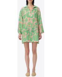 Etro - Paisley Print V-Neck Cover-Up - Lyst