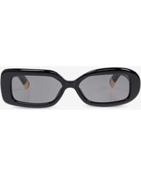 Jacquemus - The Carré Rond Asymmetric Sunglasses - Lyst