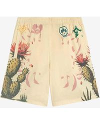 Barrow - Cactus Print Bermuda Shorts - Lyst