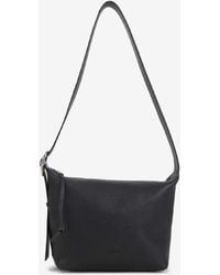 Loewe - Loop Grained Leather Hobo Bag - Lyst