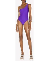Emilio Pucci - One-Shoulder One-Piece Swimsuit - Lyst