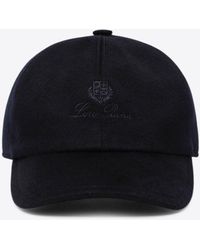 Loro Piana - Embroidered Logo Cashmere Cap With - Lyst