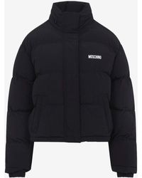 Moschino - Oversized Smiley Padded Jacket - Lyst