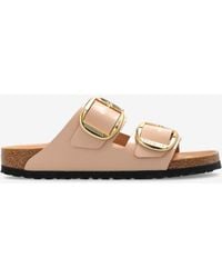 Birkenstock - Arizona Big-Buckle Leather Slides - Lyst
