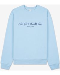 Sporty & Rich - Ny Health Club Pullover Sweatshirt - Lyst
