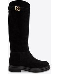 Dolce & Gabbana - Luxury Suede Ankle Boots - Lyst