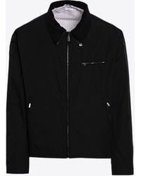 Thom Browne - Grosgrain Stripes Zip-Up Jacket - Lyst