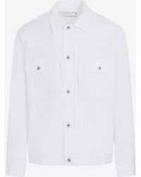 Sacai - Thomas Mason Long-Sleeved Shirt - Lyst