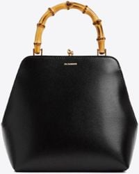 Jil Sander - Mini Goji Bamboo Top Handle Bag - Lyst