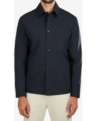 Slowear - Linen Button-Up Overshirt - Lyst