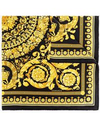 Versace - Barocco Large Silk Foulard - Lyst