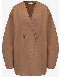 Ruohan - Cocoon Oversized Wool Coat - Lyst