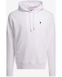 Ami Paris - Ami De Coeur Hooded Sweatshirt - Lyst