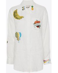 ALÉMAIS - Clam Patch Linen Shirt - Lyst