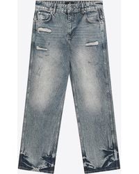 Represent - Faded Straight-Leg Jeans - Lyst