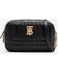 Burberry - Small Lola Quilted Leather Crossbody Bag - Lyst