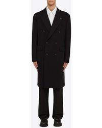 Tagliatore - Double-Breasted Knee-Length Wool Coat - Lyst