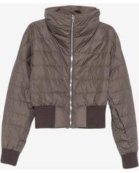 Moncler - Cropped Down Jacket - Lyst
