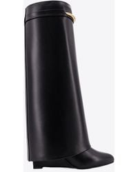 Givenchy - Shark Pinch 95 Knee-High Leather Boots - Lyst