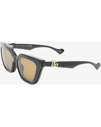 Gucci - Interlocking G Clip-On Sunglasses - Lyst