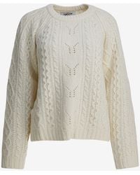Sandbeige - Wool Crewneck Sweater - Lyst