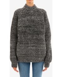 Plan C - Wool Mélange Sweater - Lyst