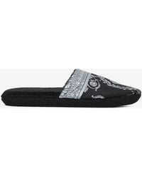 Versace - I <3 Baroque Print Slippers - Lyst