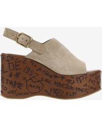 Chloé - Wedge Sandals "Maxime" - Lyst